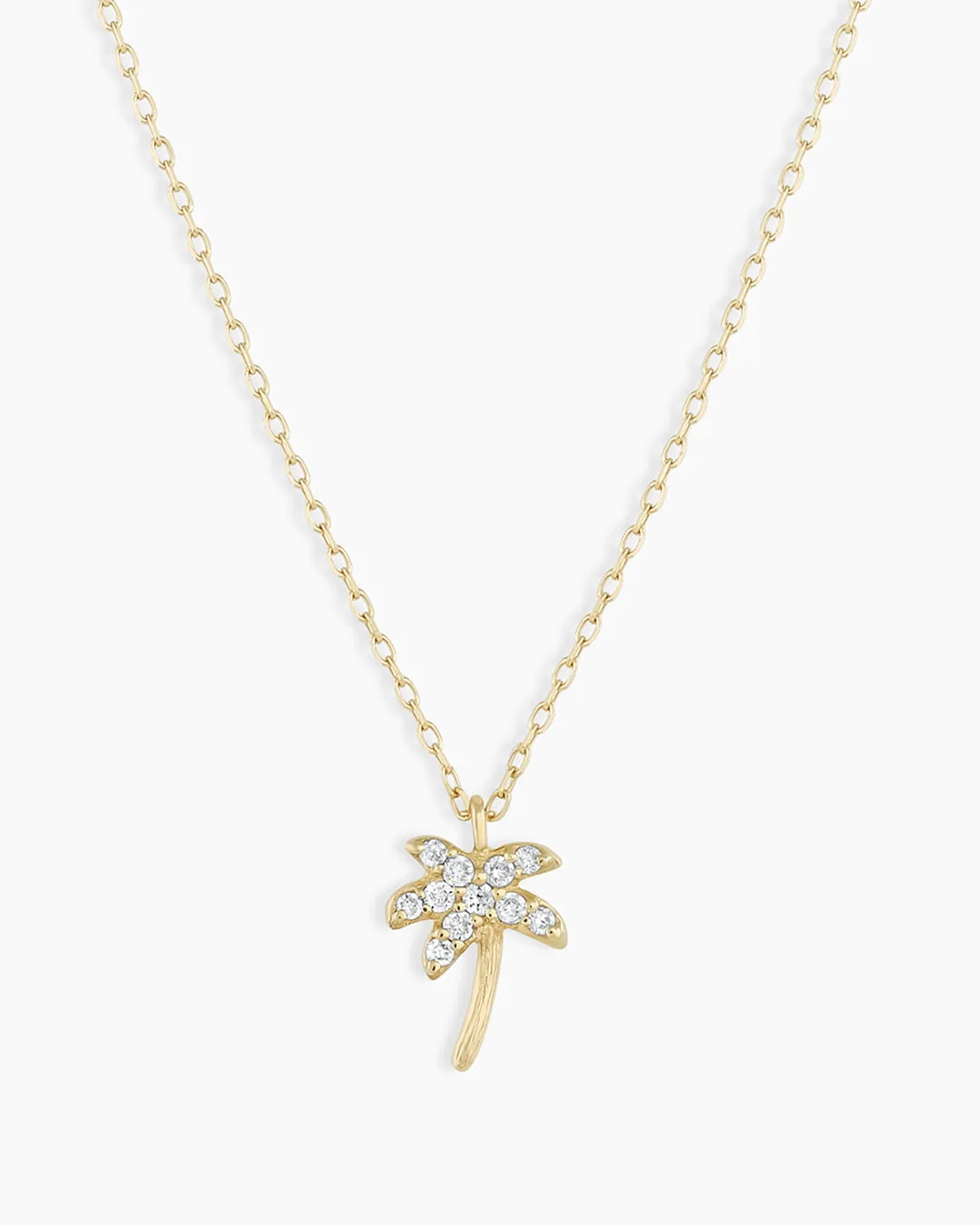 Diamond Palm Necklace sold by Gorjana