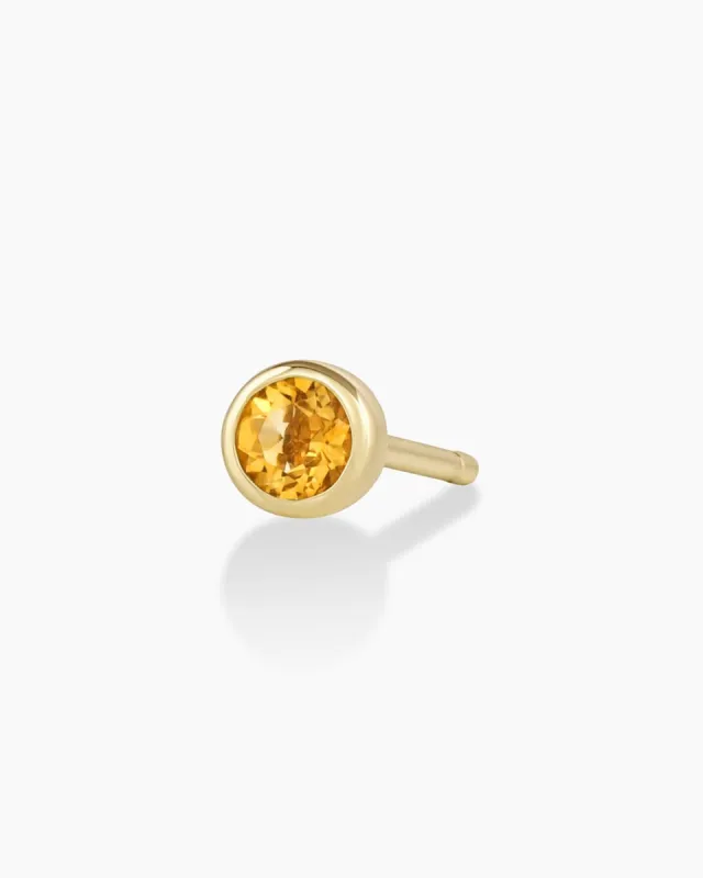 Classic Citrine Stud sold by Gorjana