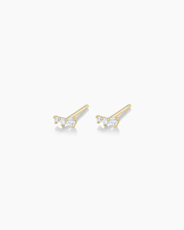 Diamond Cluster Studs sold by Gorjana