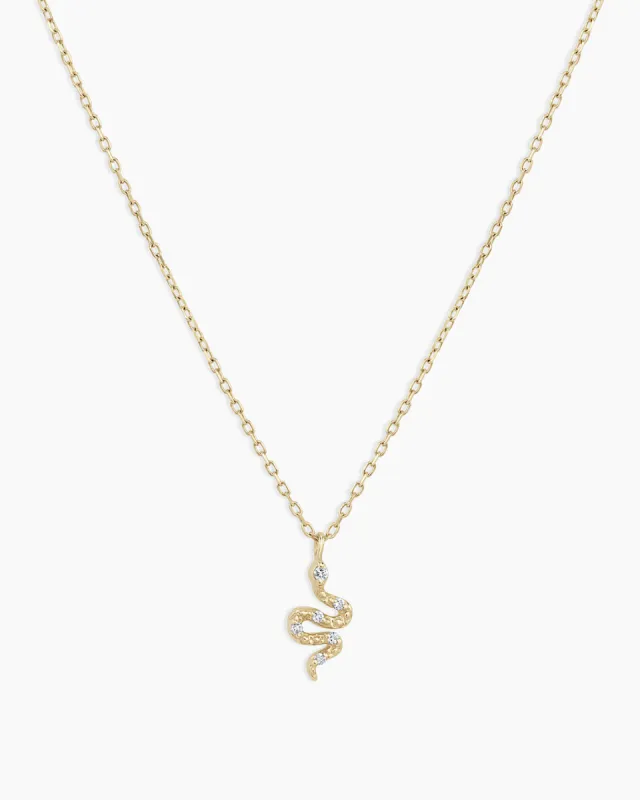 Diamond Snake Necklace sold by Gorjana