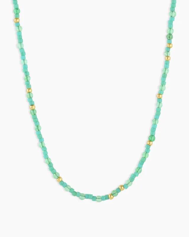 Poppy Gem Necklace - Aventurine sold by Gorjana