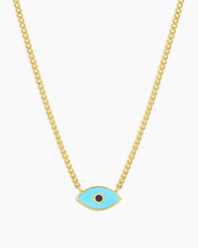 Evil Eye Prism Necklace sold by Gorjana