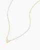 14k Gold Heart Mini Necklace sold by Gorjana