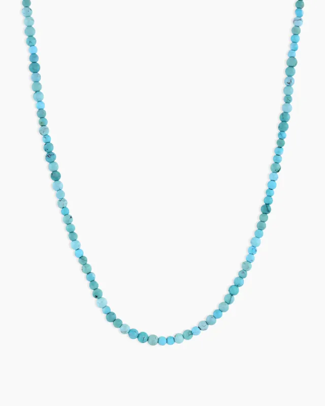 14k Gold Mini Turquoise Necklace sold by Gorjana