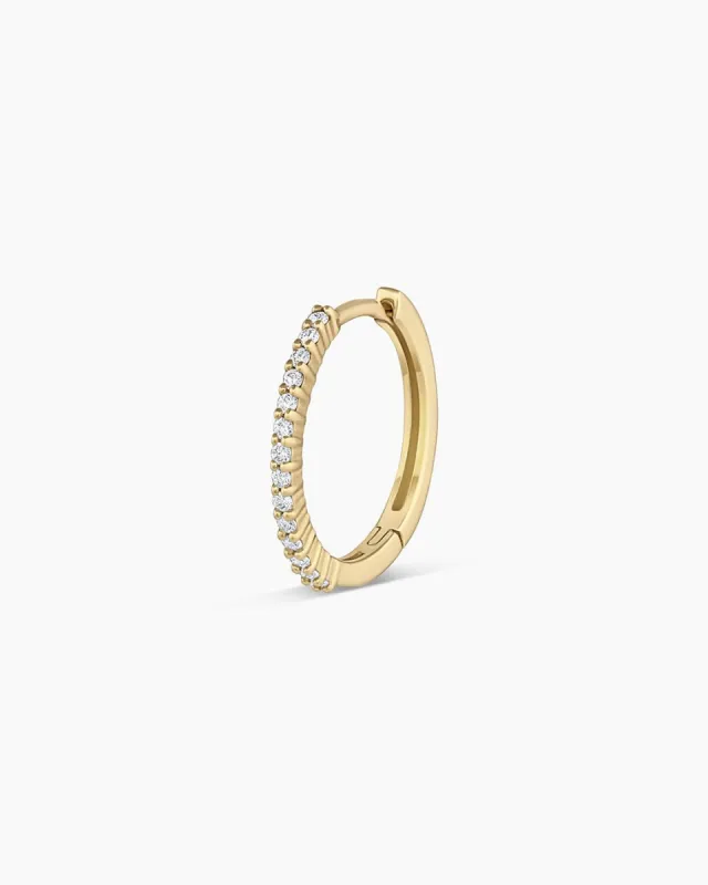 Diamond Pavé 13mm Huggie sold by Gorjana