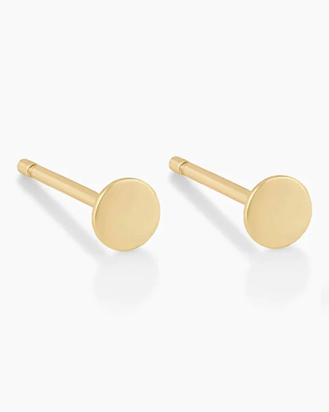 14k Gold Coin Studs sold by Gorjana product image thumbnail 4