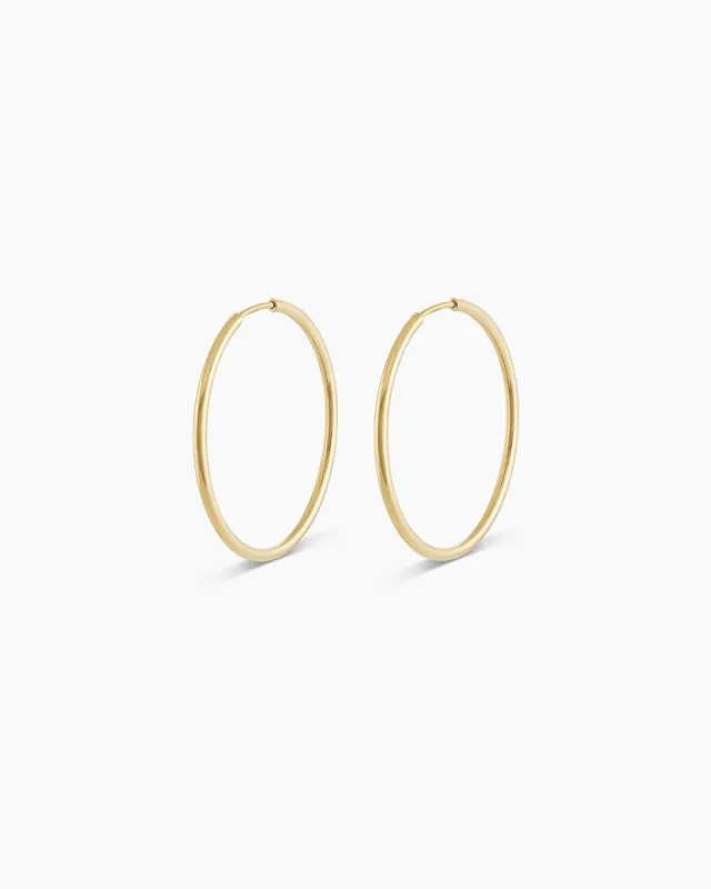 14k Gold Classic Hoops sold by Gorjana
