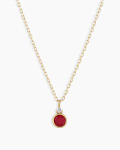 Ruby Birthstone Necklace sold by Gorjana