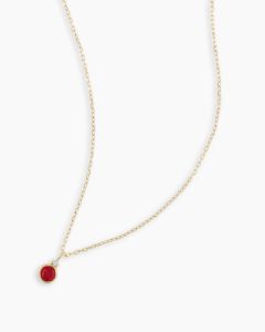 Ruby Birthstone Necklace sold by Gorjana