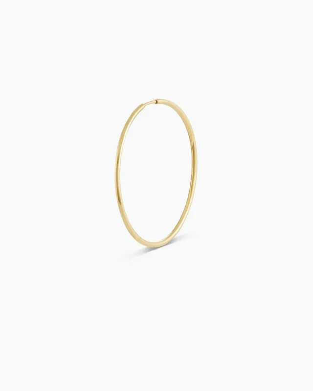 14k Gold Classic 30mm Hoop sold by Gorjana