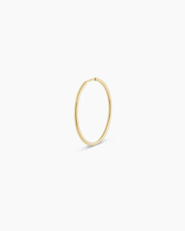 14k Gold Classic 22mm Hoop sold by Gorjana
