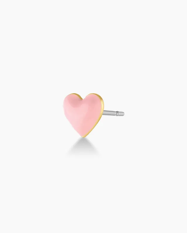 Blush Heart Charm Stud sold by Gorjana