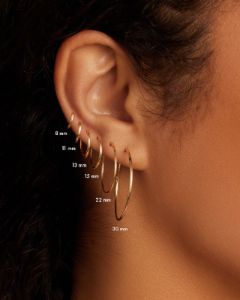 14k Gold Classic 22mm Hoops sold by Gorjana