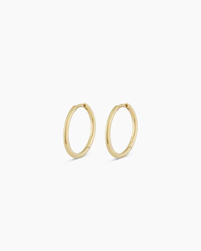 14k Gold Classic 15mm Huggies sold by Gorjana