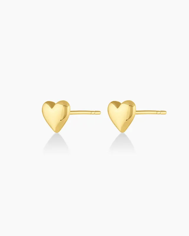 Lou Heart Studs sold by Gorjana