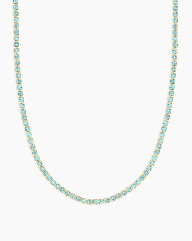 Lexi Necklace (Aqua) sold by Gorjana