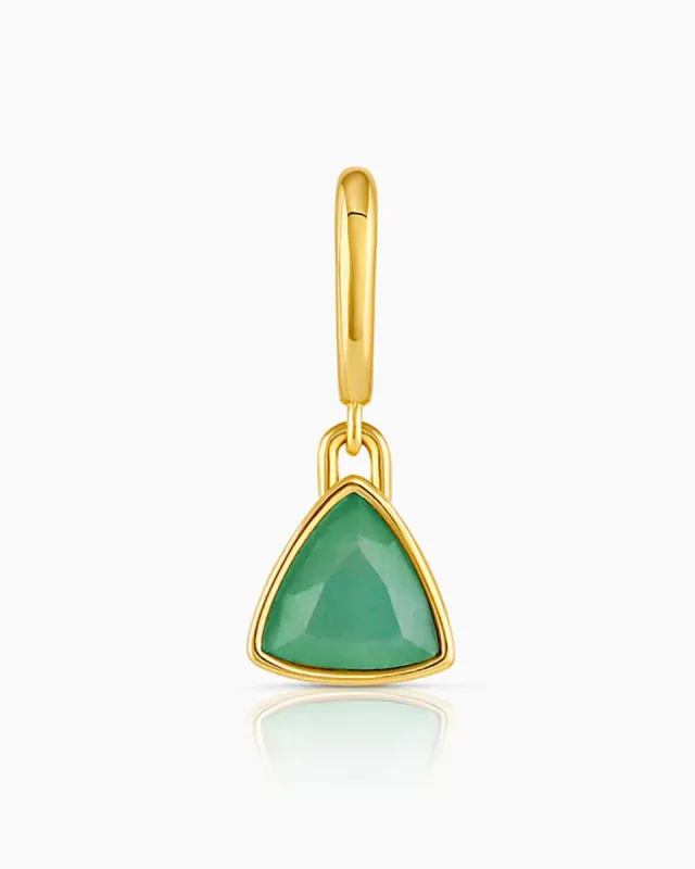 Power Gemstone Geo Parker Charm For Luck sold by Gorjana