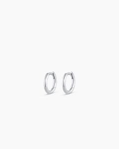 14k White Gold Classic Huggies sold by Gorjana