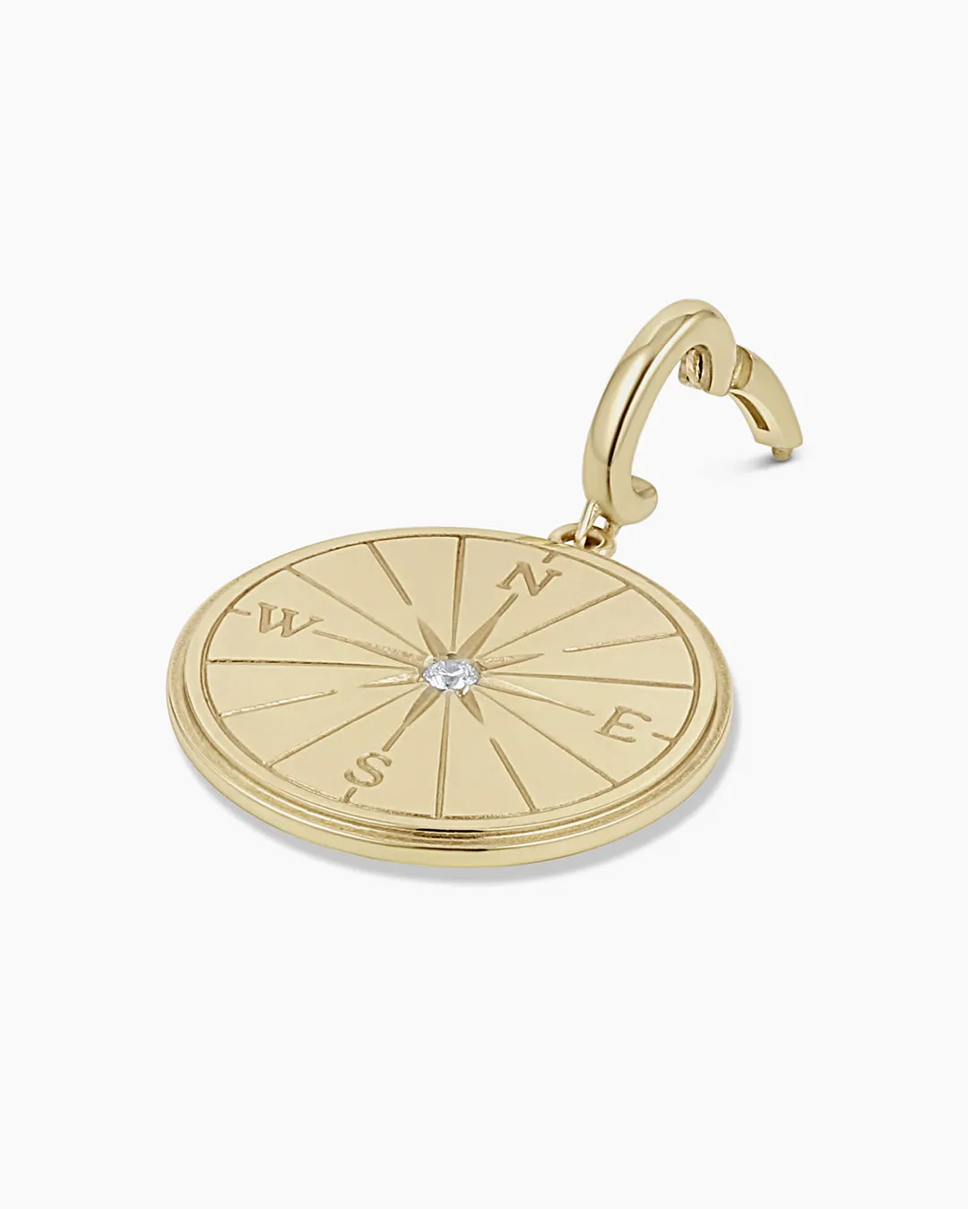 Diamond Compass Charm sold by Gorjana product image thumbnail 4