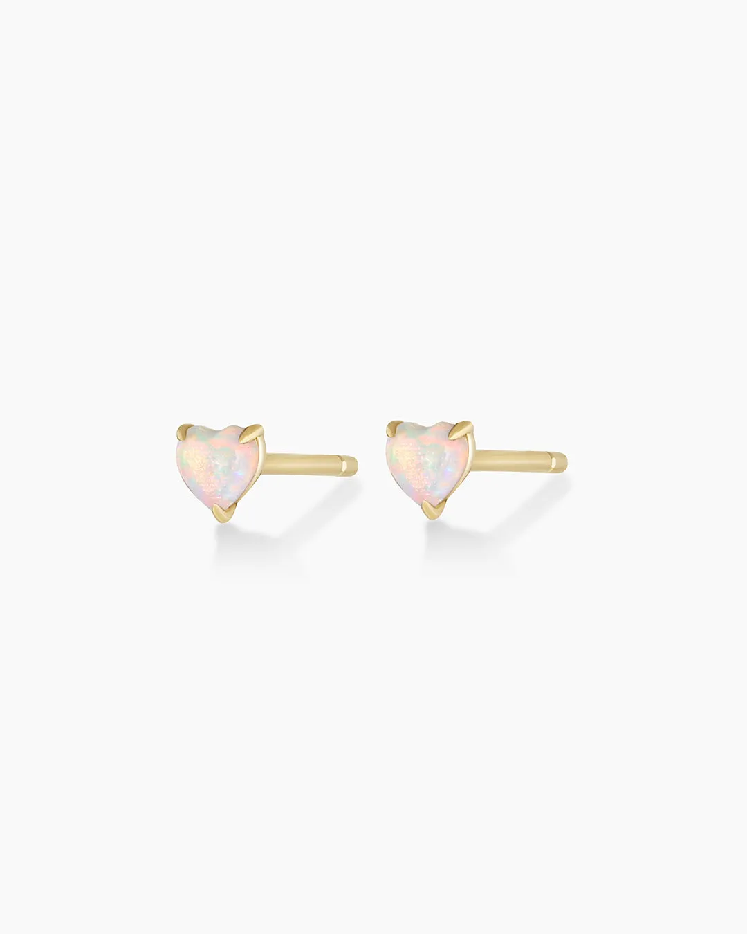 Opal Heart Studs sold by Gorjana