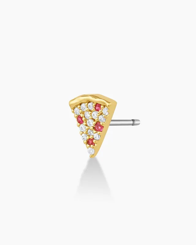Pizza Charm Stud sold by Gorjana