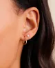 14k Gold Open Heart Huggies sold by Gorjana