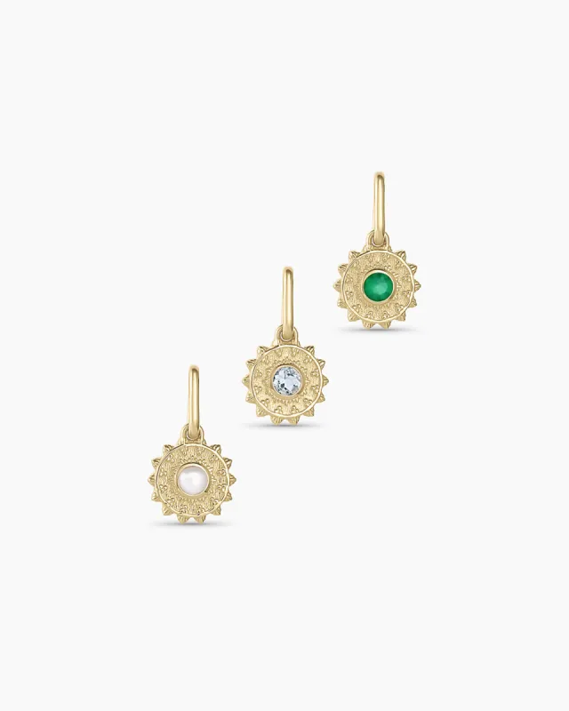 Sun Birthstone Charm sold by Gorjana