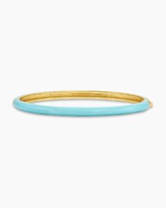 Paseo Enamel Cuff (Light Turquoise) sold by Gorjana