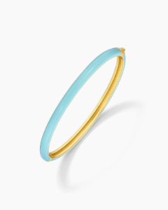 Paseo Enamel Cuff (Light Turquoise) sold by Gorjana