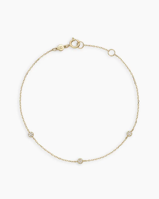 Diamond Pave Dot Bracelet sold by Gorjana