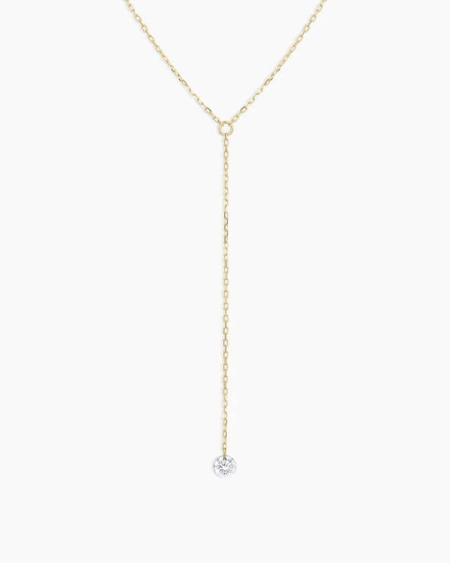 Floating Diamond Lariat sold by Gorjana
