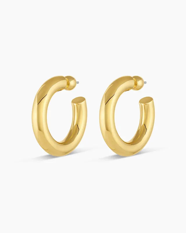 Lou Statement Hoops sold by Gorjana