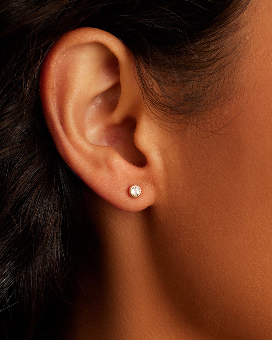 Classic White Topaz Stud sold by Gorjana product image thumbnail 2