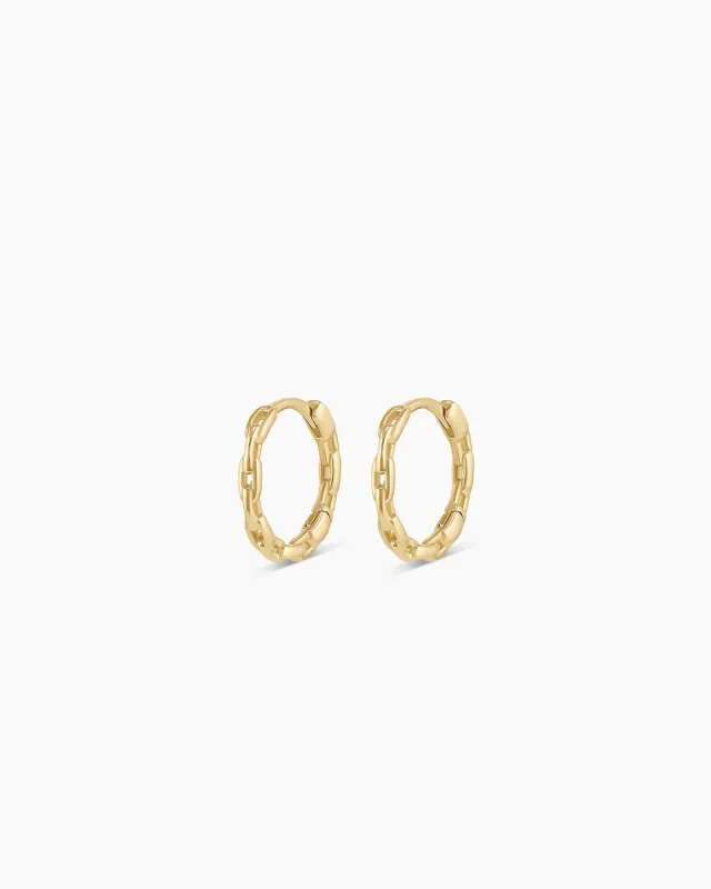 14k Gold Parker Huggies sold by Gorjana
