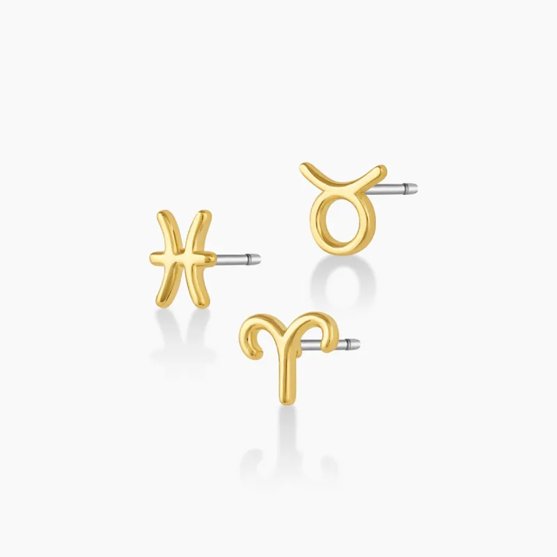 Zodiac Charm Stud sold by Gorjana