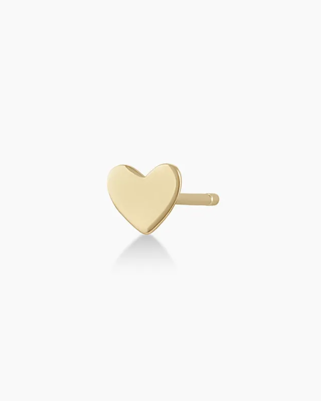 14k Gold Heart Stud sold by Gorjana