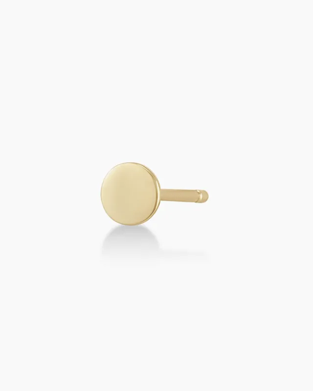 14k Gold Coin Stud sold by Gorjana