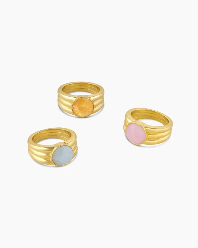 Power Gemstone Reed Ring sold by Gorjana