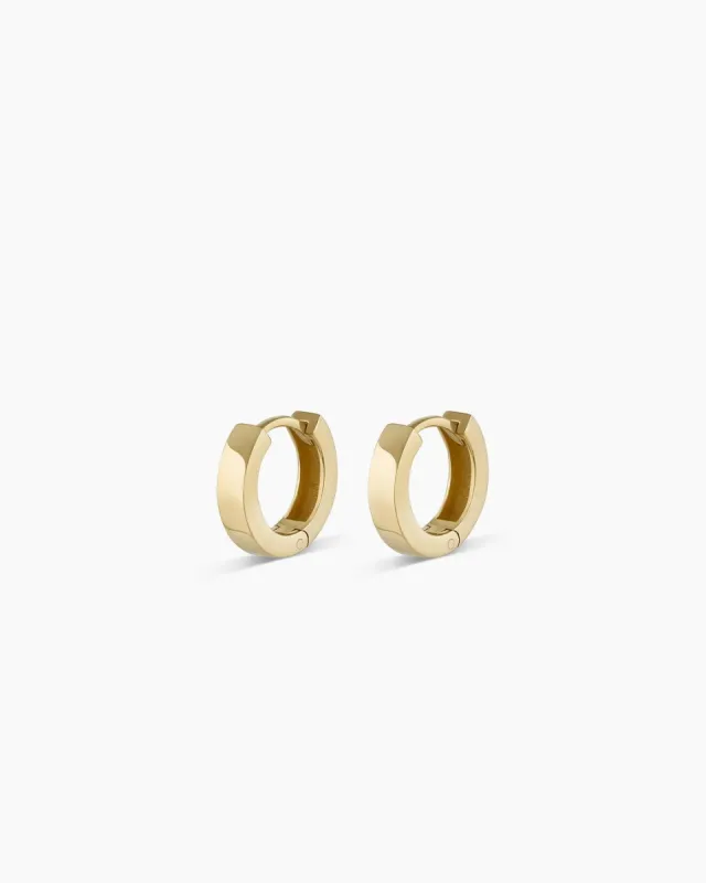 14k Gold Rose Huggies sold by Gorjana