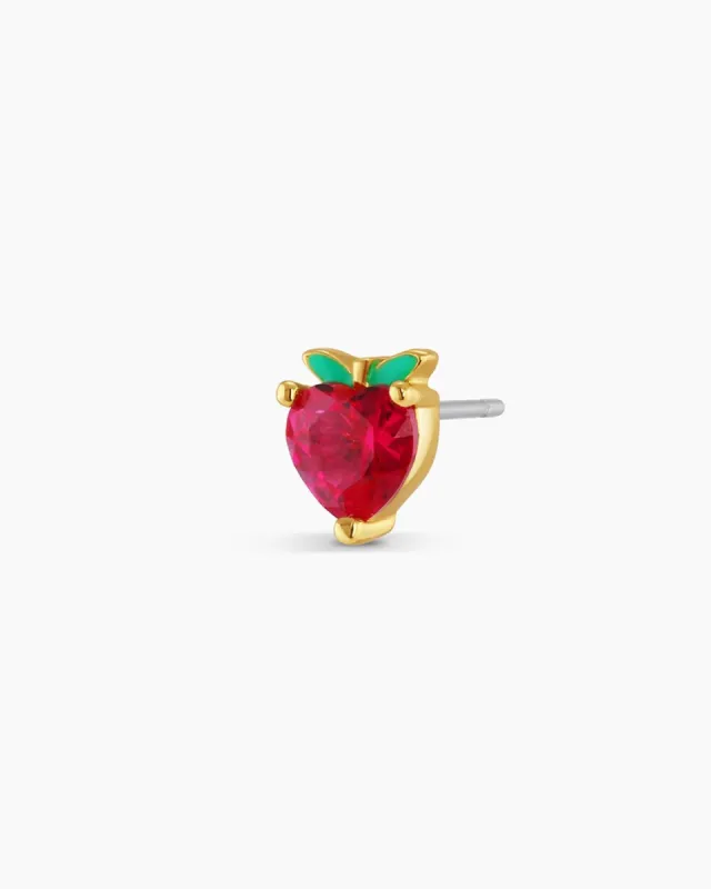 Strawberry Charm Stud sold by Gorjana