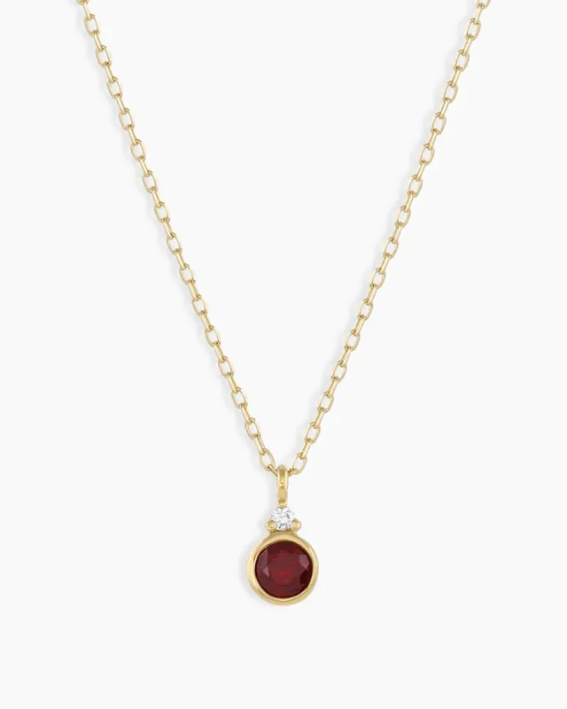 Garnet Birthstone Necklace sold by Gorjana