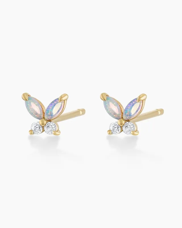 Opal Butterfly Studs sold by Gorjana