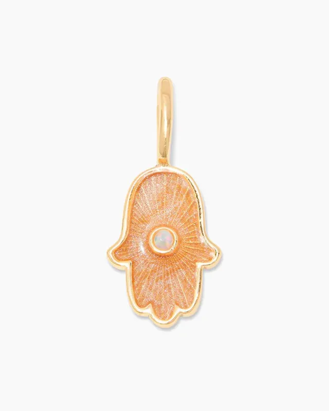 Hamsa Enamel Parker Charm sold by Gorjana