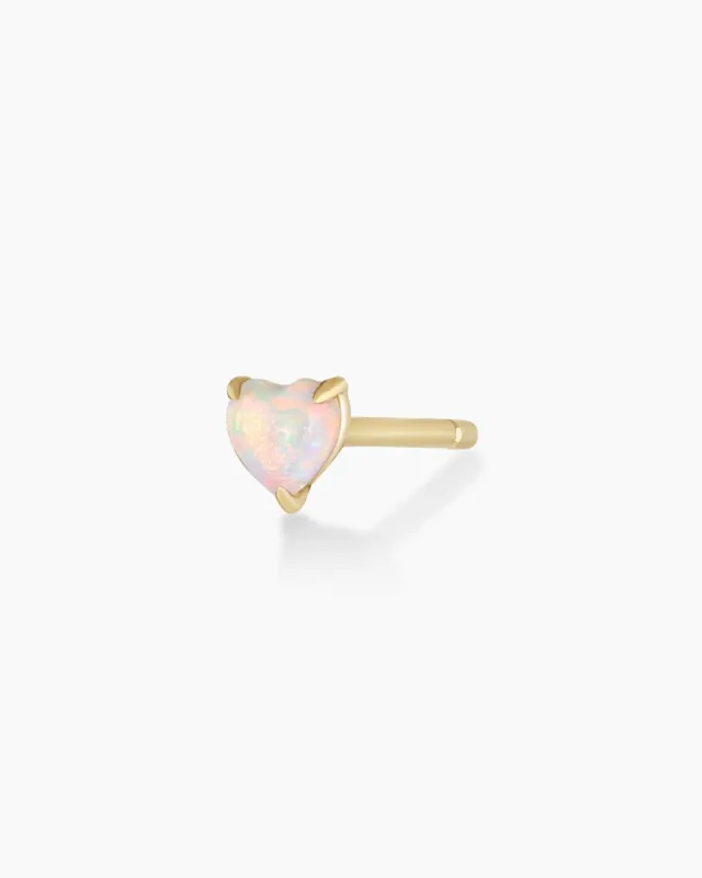 Opal Heart Stud sold by Gorjana