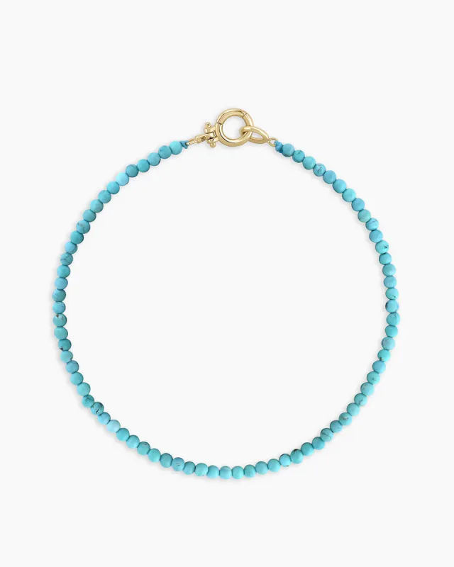 14k Gold Mini Turquoise Bracelet sold by Gorjana