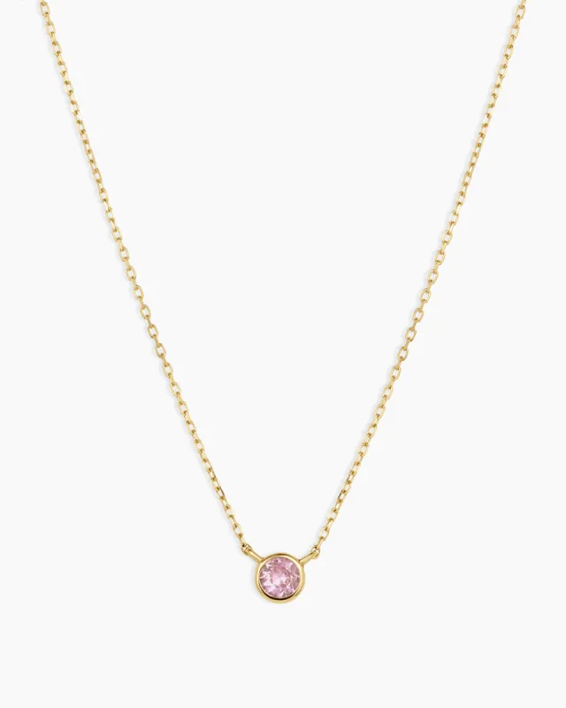 Classic Pink Sapphire Necklace sold by Gorjana