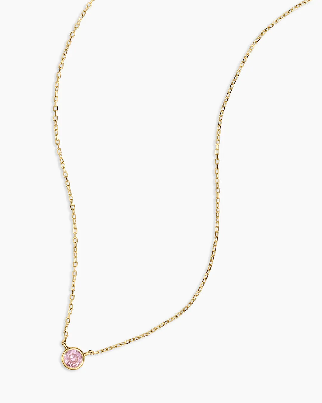 Classic Pink Sapphire Necklace sold by Gorjana product image thumbnail 4