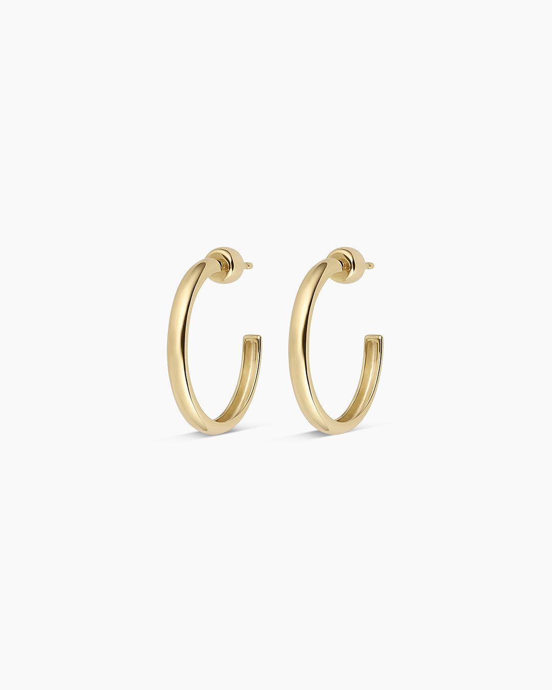 14k Gold Lou Helium Hoops sold by Gorjana