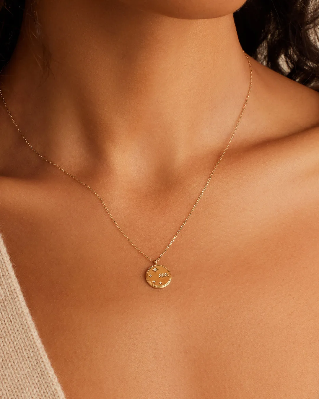 Diamond Zodiac Necklace sold by Gorjana product image thumbnail 4