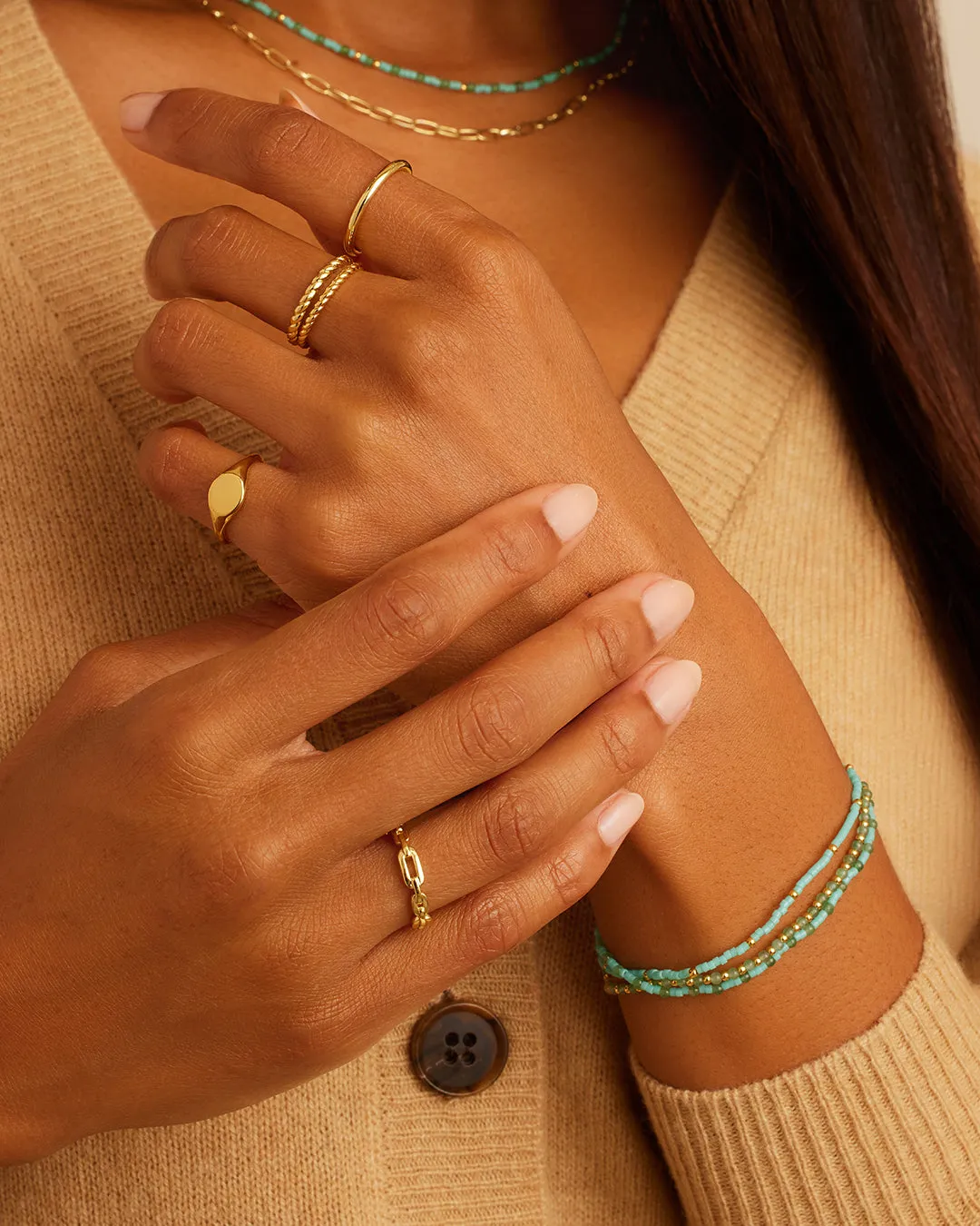 Poppy Gem Bracelet Set sold by Gorjana product image thumbnail 3